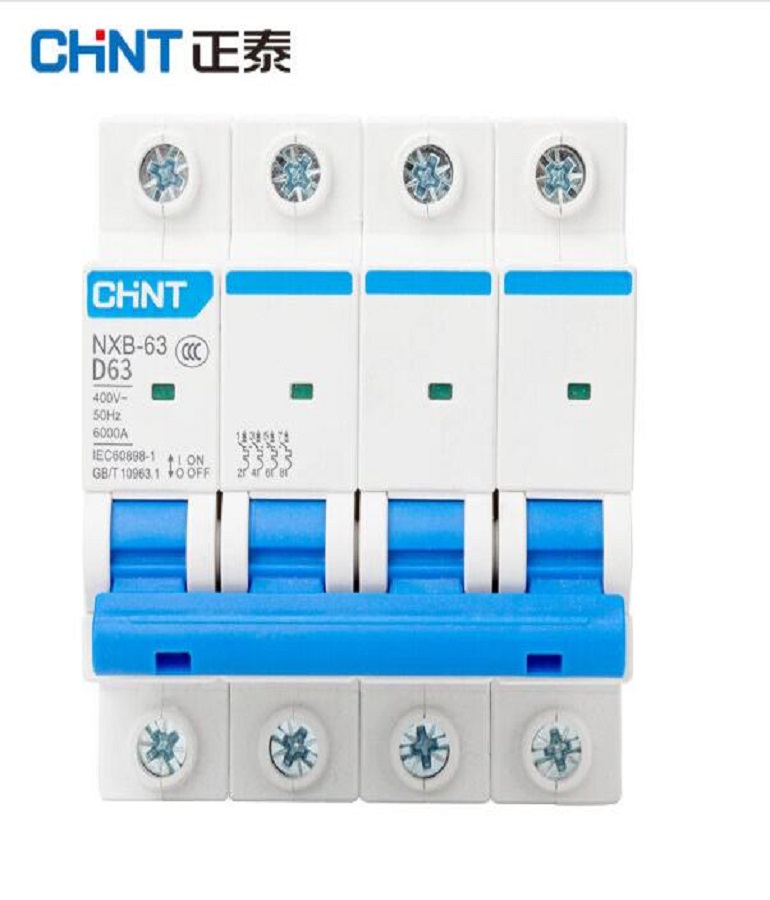 山東 煙臺正泰電器 指定專營店 正泰（CHNT）NXB-63-4P-D6 D10 D16 D20 D25 D32 D40 D50 D63工業級   空氣開關 過載空氣開關   現貨供應