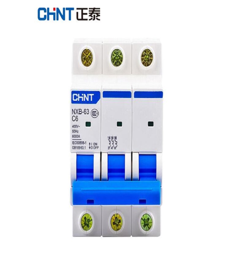 山東 煙臺正泰電器 指定專營店 正泰（CHNT）NXB-63-1P-D6 D10 D16 D20 D25 D32 D40 D50 D63工業級別  空氣開關 過載空氣開關   現貨供應